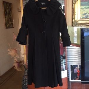European wool designer long coat !!!!